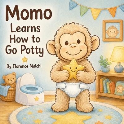 Momo Learns How to Go Potty: A Cute Toilet Training Story for Toddlers with Fun Steps and a Potty Chart - Florence Malchi - cover