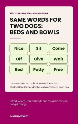 Same Words for Two Dogs: Beds and Bowls: Reward-Based Training for Introducing a Second Dog, Sharing Space and Keeping the Peace - Ivan Nikitskiy - cover
