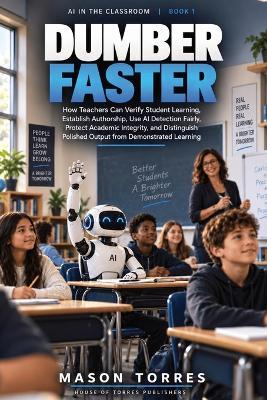 Dumber Faster: How Teachers Can Verify Student Learning, Establish Authorship, Use AI Detection Fairly, Protect Academic Integrity, and Distinguish Polished Output from Demonstrated Learning - Mason Torres - cover