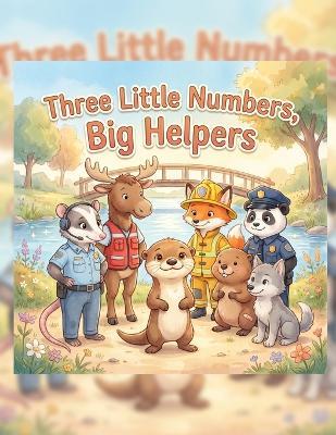 Three Little Numbers, Big Helpers: A gentle 9-1-1 safety story for young children - Michael A Leon - cover