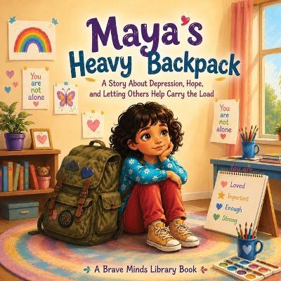 Maya's Heavy Backpack: A Story About Depression, Hope, and Letting Others Help Carry the Load - Brave Minds Library - cover