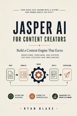 Jasper AI for Content Creators: Build a Content Engine That Earns with Workflows, Templates and Systems for Solo Creators and Freelancers - Ryan Blake - cover