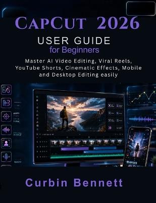 CapCut 2026 User Guide for Beginners: Master AI Video Editing, Viral Reels, YouTube Shorts, Cinematic Effects, Mobile and Desktop Editing easily - Curbin Bennett - cover