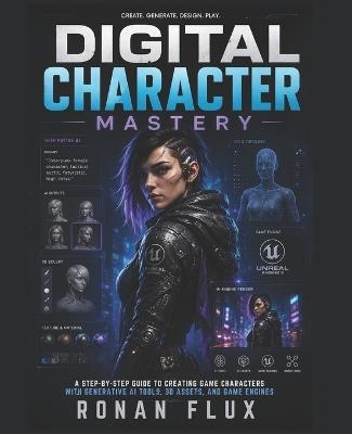 Digital Character Mastery: A Step-by-Step Guide to Creating Game Characters with Generative AI Tools, 3D Assets, and Game Engines - Ronan Flux - cover