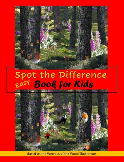 Spot the Difference Easy Book for Kids - Eunice Wilkie - ebook