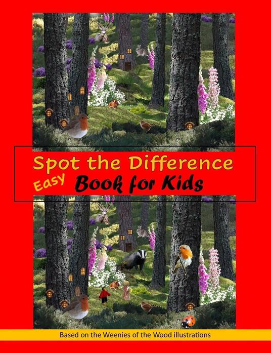 Spot the Difference Easy Book for Kids - Eunice Wilkie - ebook