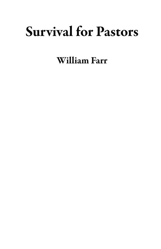 Survival for Pastors