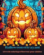 Halloween Effrayant: Livre de coloriage d'horreur pour adultes: Perdez-vous dans le monde magnifique de ce livre de coloriage effrayant