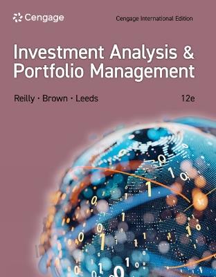 Investment Analysis and Portfolio Management, Cengage International Edition - Frank Reilly,Keith Brown,Sanford Leeds - cover