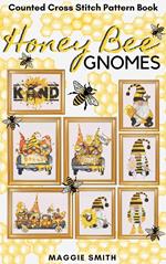 Honey Bee Gnomes | Counted Cross Stitch Patters