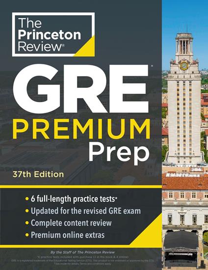 Princeton Review GRE Premium Prep, 37th Edition