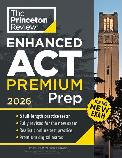 Princeton Review Enhanced ACT Premium Prep, 2026