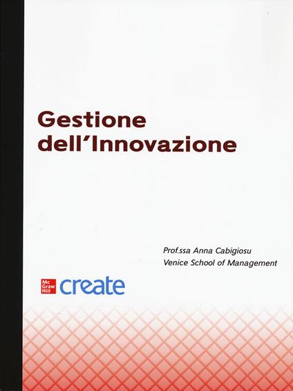Gestione dell'innovazione - Anna Cabigiosu - copertina