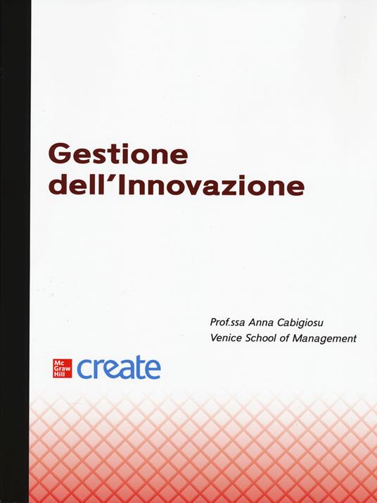 Gestione dell'innovazione - Anna Cabigiosu - copertina