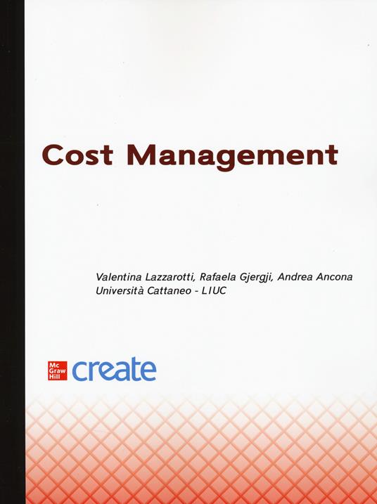 Cost management - copertina