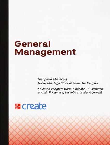 General management. Con e-book - copertina