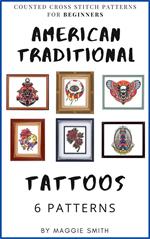 American Traditional Tattoos Cross Stitch Patterns