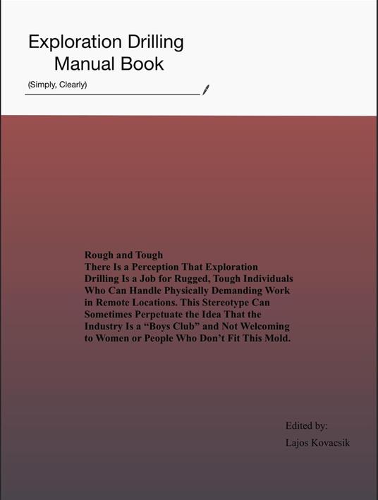 Exploration Drilling Manual Book