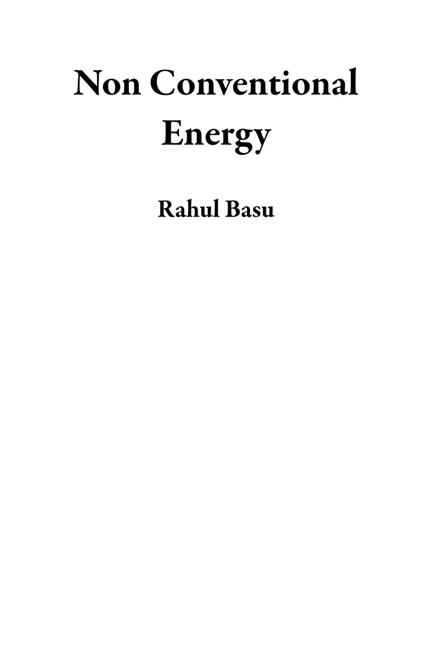 Non Conventional Energy