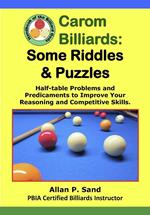 Carom Billiards: Some Riddles & Puzzles - Half-table Problems and Predicaments