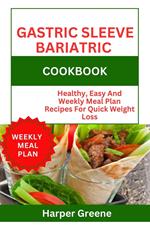 Gastric Sleeve Bariatric Cookbook