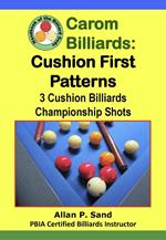 Carom Billiards: Cushion First Patterns - 3-Cushion Billiards Championship Shots