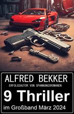 9 Thriller im Paket März 2024