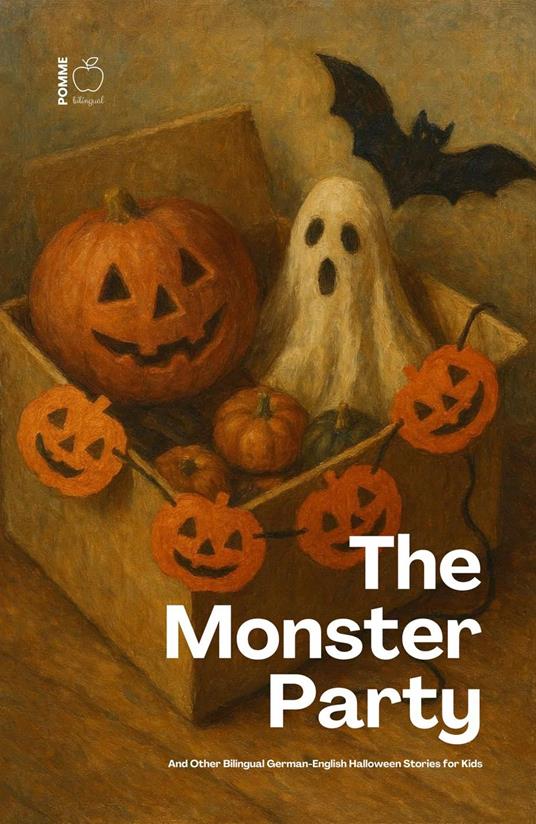 The Monster Party And Other Bilingual German-English Halloween Stories for Kids