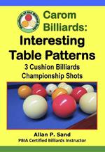 Carom Billiards: Interesting Table Patterns - 3-Cushion Billiards Championship Shots