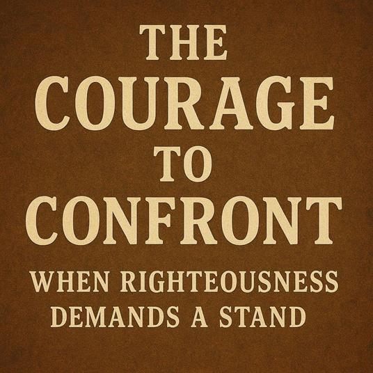 The Courage To Confront When Righteousness Demands A Stand