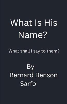 What Is His Name? - Bernard Benson Sarfo - cover