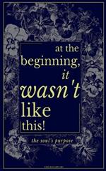 At The Beginning, It Wasn't Like This
