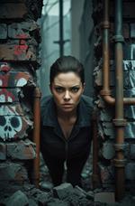 Alex between the walls of fear