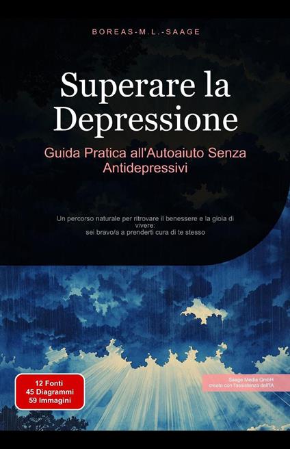 Superare la Depressione: Guida Pratica all'Autoaiuto Senza Antidepressivi - Boreas M. L. Saage - Italiano - ebook