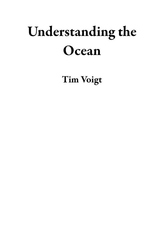 Understanding the Ocean