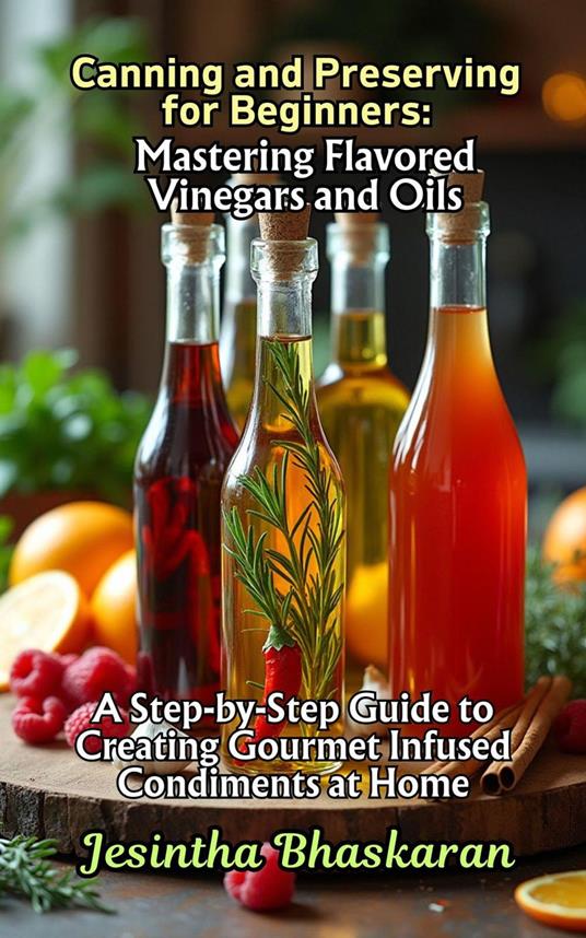 Canning and Preserving for Beginners: Mastering Flavored Vinegars and Oils