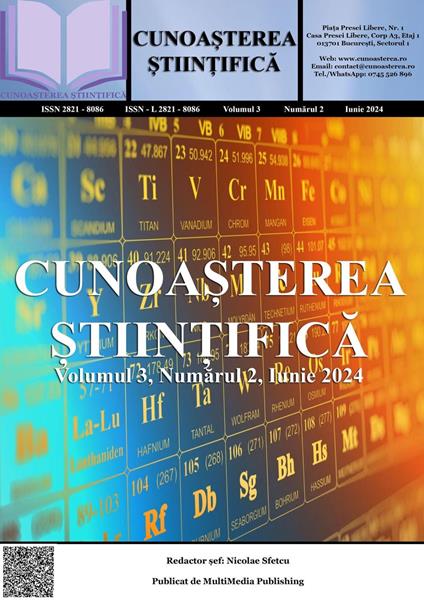 Cunoa?terea ?tiin?ifica, Volumul 3, Numarul 2, Iunie 2024