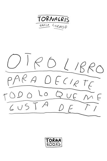 Otro libro para decirte todo lo que me gusta de ti