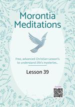 Morontia Meditations: Lesson 39