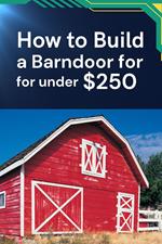 How to Build a Barndoor  for under $250