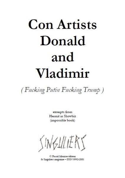 Con Artists Donald and Vladimir (Fucking Putin Fucking Trump)