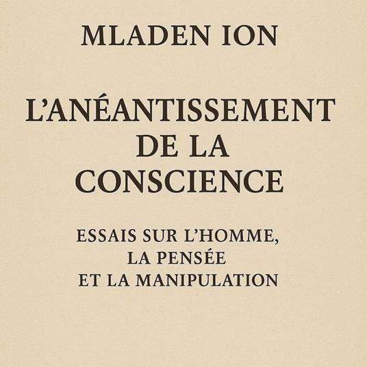 L’Anéantissement de la Conscience Essais sur l’Homme, la Pensée et la Manipulation