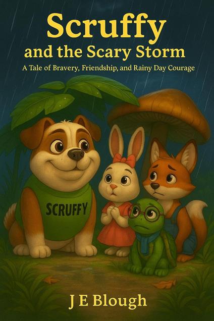 Scruffy and the Scary Storm - J E Blough - ebook