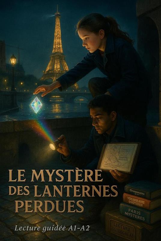 Le Mystère des Lanternes Perdues - A1–A2 French Graded Reader  Discover the Magic of Parisian Nights