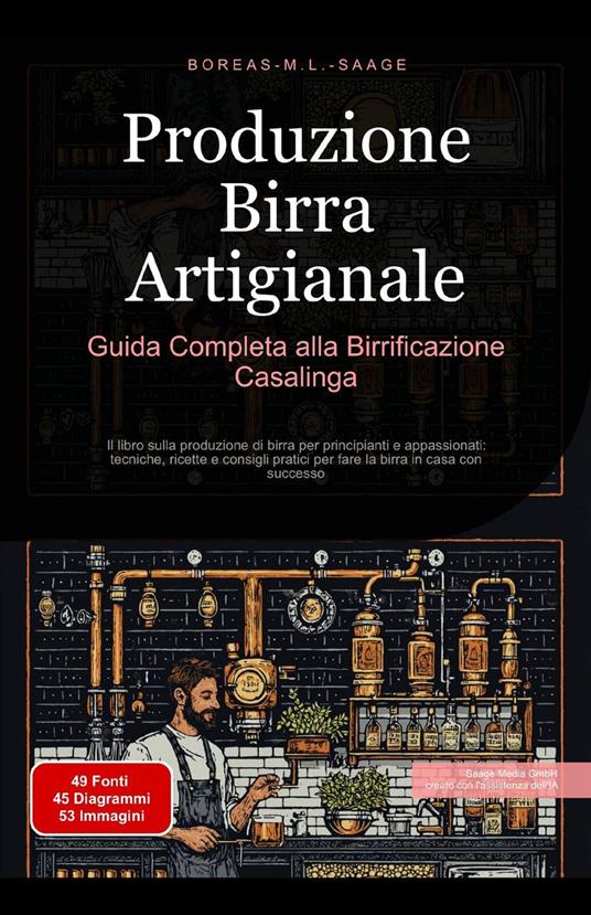 Produzione Birra Artigianale: Guida Completa alla Birrificazione Casalinga - Boreas It. M. L. Saage - ebook
