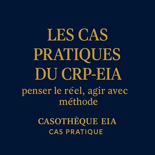 Cahier du CRP-EIA, Volume 1