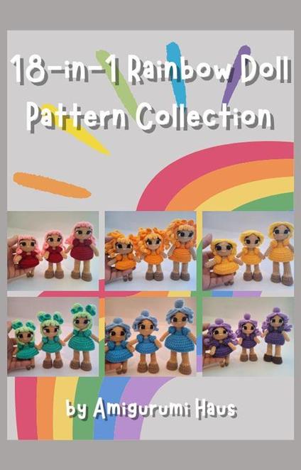 18-in-1 Rainbow Doll Pattern Collection