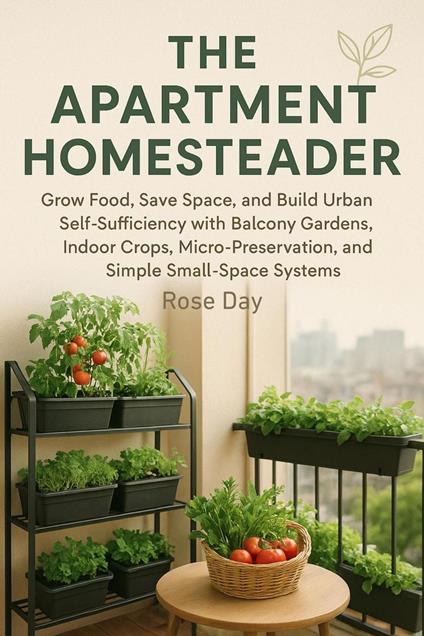THE APARTMENT HOMESTEADER Grow Food, Save Space, and Build Urban Self-Sufficiency with Balcony Gardens, Indoor Crops, Micro-Preservation, and Simple Small-Space Systems