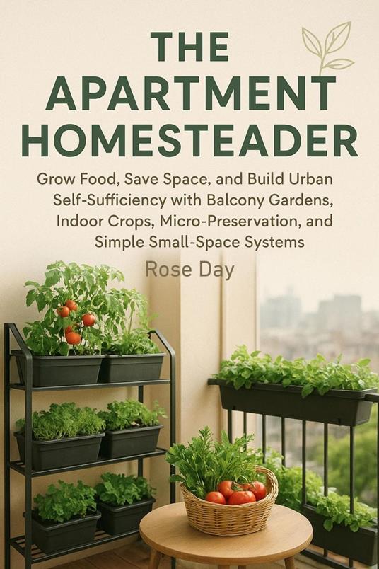 THE APARTMENT HOMESTEADER Grow Food, Save Space, and Build Urban Self-Sufficiency with Balcony Gardens, Indoor Crops, Micro-Preservation, and Simple Small-Space Systems