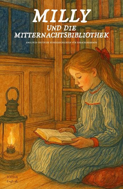 Milly Und Die Mitternachtsbibliothek: Englisch-Deutsche Kurzgeschichten für Sprachlernende - Iopeia English - ebook